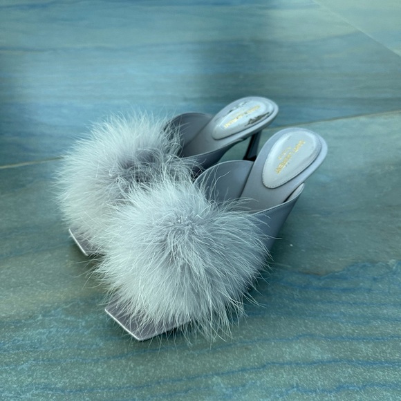 SOLD ❌❌❌Saint Laurent Mae Slip-On Mules 37.5 $945 - Picture 6 of 11